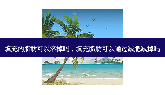 填充的脂肪可以溶掉吗,填充脂肪可以通过减肥减掉吗-第1张图片-美呗严选网 填充的脂肪可以溶掉吗,填充脂肪可以通过减肥减掉吗-第1张图片-美呗严选网