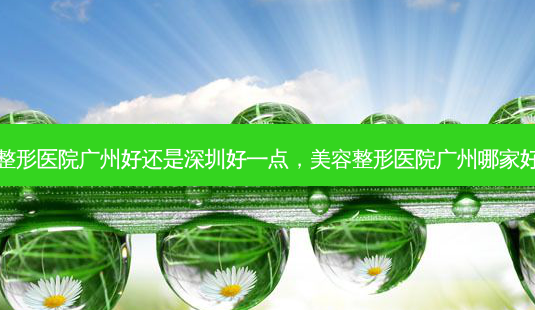 美容整形医院广州好还是深圳好一点,美容整形医院广州哪家好一点-第1张图片-美呗严选网 美容整形医院广州好还是深圳好一点,美容整形医院广州哪家好一点-第1张图片-美呗严选网