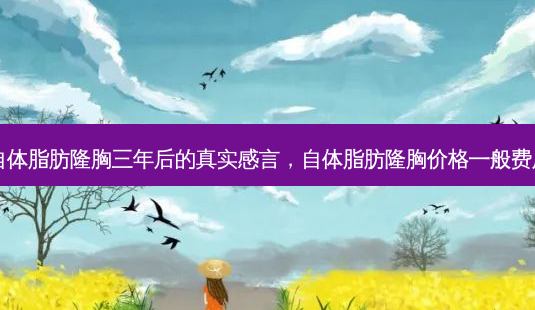 自体脂肪隆胸三年后的真实感言,自体脂肪隆胸价格一般费用-第1张图片-美呗严选网 自体脂肪隆胸三年后的真实感言,自体脂肪隆胸价格一般费用-第1张图片-美呗严选网