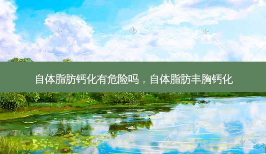 自体脂肪钙化有危险吗,自体脂肪丰胸钙化-第1张图片-美呗严选网 自体脂肪钙化有危险吗,自体脂肪丰胸钙化-第1张图片-美呗严选网