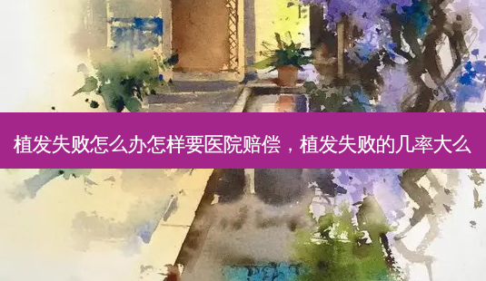 植发失败怎么办怎样要医院赔偿,植发失败的几率大么-第1张图片-美呗严选网 植发失败怎么办怎样要医院赔偿,植发失败的几率大么-第1张图片-美呗严选网