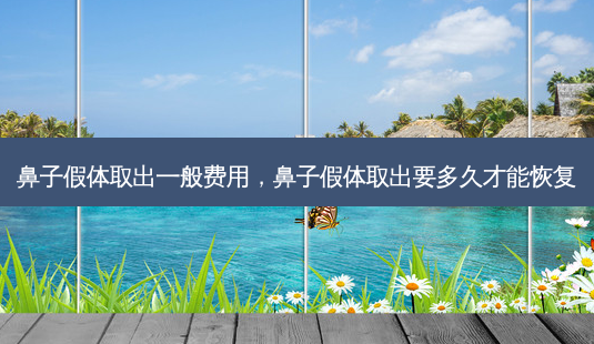 鼻子假体取出一般费用,鼻子假体取出要多久才能恢复-第1张图片-美呗严选网 鼻子假体取出一般费用,鼻子假体取出要多久才能恢复-第1张图片-美呗严选网