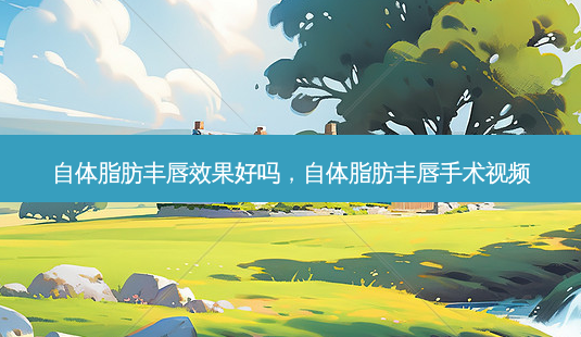 自体脂肪丰唇效果好吗,自体脂肪丰唇手术视频-第1张图片-美呗严选网 自体脂肪丰唇效果好吗,自体脂肪丰唇手术视频-第1张图片-美呗严选网