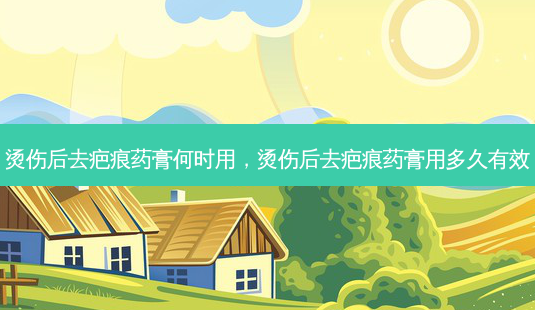 烫伤后去疤痕药膏何时用,烫伤后去疤痕药膏用多久有效-第1张图片-美呗严选网 烫伤后去疤痕药膏何时用,烫伤后去疤痕药膏用多久有效-第1张图片-美呗严选网