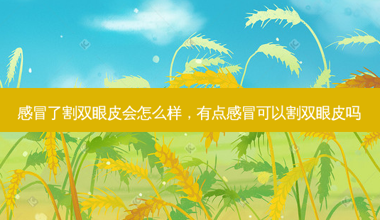 感冒了割双眼皮会怎么样,有点感冒可以割双眼皮吗-第1张图片-美呗严选网 感冒了割双眼皮会怎么样,有点感冒可以割双眼皮吗-第1张图片-美呗严选网