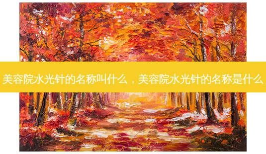 美容院水光针的名称叫什么,美容院水光针的名称是什么-第1张图片-美呗严选网 美容院水光针的名称叫什么,美容院水光针的名称是什么-第1张图片-美呗严选网