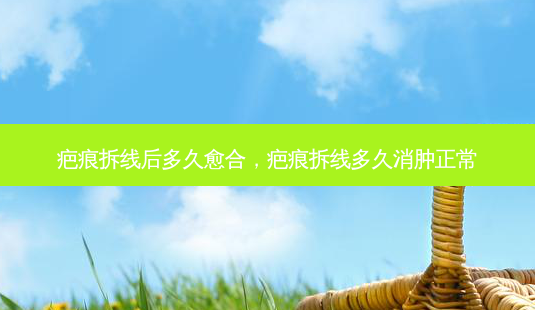 疤痕拆线后多久愈合,疤痕拆线多久消肿正常-第1张图片-美呗严选网 疤痕拆线后多久愈合,疤痕拆线多久消肿正常-第1张图片-美呗严选网