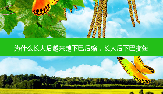 为什么长大后越来越下巴后缩,长大后下巴变短-第1张图片-美呗严选网 为什么长大后越来越下巴后缩,长大后下巴变短-第1张图片-美呗严选网