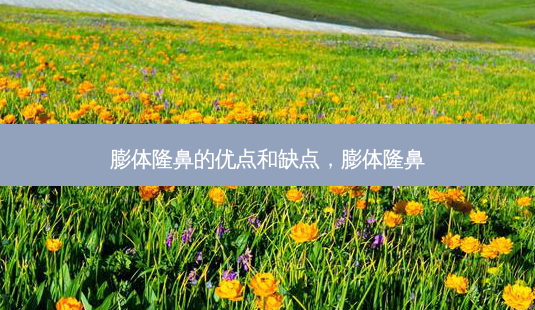 膨体隆鼻的优点和缺点,膨体隆鼻-第1张图片-美呗严选网 膨体隆鼻的优点和缺点,膨体隆鼻-第1张图片-美呗严选网