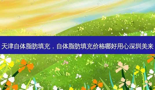 天津自体脂肪填充，自体脂肪填充价格哪好用心深圳美来-第1张图片-美呗严选网
