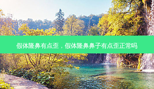 假体隆鼻有点歪,假体隆鼻鼻子有点歪正常吗-第1张图片-美呗严选网 假体隆鼻有点歪,假体隆鼻鼻子有点歪正常吗-第1张图片-美呗严选网
