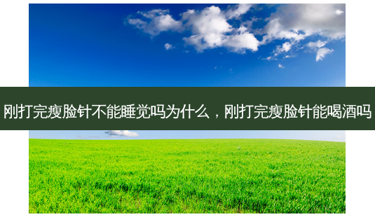 刚打完瘦脸针不能睡觉吗为什么,刚打完瘦脸针能喝酒吗-第1张图片-美呗严选网 刚打完瘦脸针不能睡觉吗为什么,刚打完瘦脸针能喝酒吗-第1张图片-美呗严选网