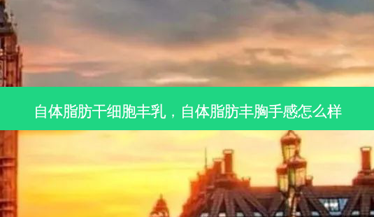 自体脂肪干细胞丰乳,自体脂肪丰胸手感怎么样-第1张图片-美呗严选网 自体脂肪干细胞丰乳,自体脂肪丰胸手感怎么样-第1张图片-美呗严选网