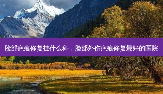 脸部疤痕修复挂什么科,脸部外伤疤痕修复 *** 的医院-第1张图片-美呗严选网 脸部疤痕修复挂什么科,脸部外伤疤痕修复 *** 的医院-第1张图片-美呗严选网