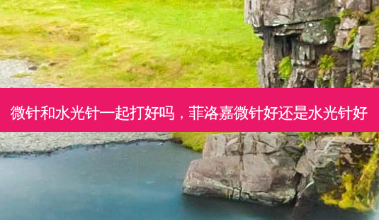 微针和水光针一起打好吗,菲洛嘉微针好还是水光针好-第1张图片-美呗严选网 微针和水光针一起打好吗,菲洛嘉微针好还是水光针好-第1张图片-美呗严选网