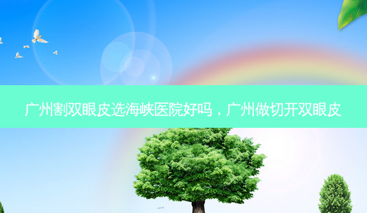 广州割双眼皮选海峡医院好吗,广州做切开双眼皮-第1张图片-美呗严选网 广州割双眼皮选海峡医院好吗,广州做切开双眼皮-第1张图片-美呗严选网