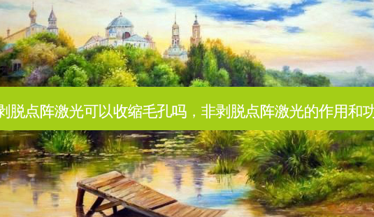 非剥脱点阵激光可以收缩毛孔吗,非剥脱点阵激光的作用和功效-第1张图片-美呗严选网 非剥脱点阵激光可以收缩毛孔吗,非剥脱点阵激光的作用和功效-第1张图片-美呗严选网
