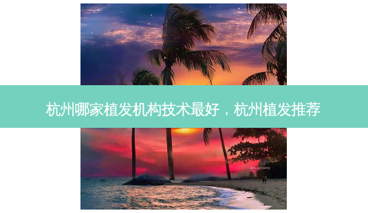 杭州哪家植发机构技术 *** ，杭州植发推荐-第1张图片-美呗严选网