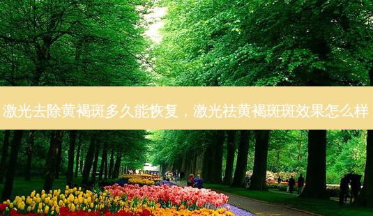 激光去除黄褐斑多久能恢复,激光祛黄褐斑斑效果怎么样-第1张图片-美呗严选网 激光去除黄褐斑多久能恢复,激光祛黄褐斑斑效果怎么样-第1张图片-美呗严选网