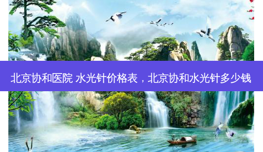北京协和医院 水光针价格表,北京协和水光针多少钱-第1张图片-美呗严选网 北京协和医院 水光针价格表,北京协和水光针多少钱-第1张图片-美呗严选网