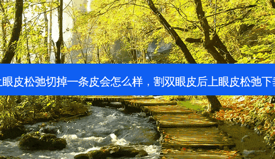 割双眼皮上眼皮松弛切掉一条皮会怎么样,割双眼皮后上眼皮松弛下垂有压迫感-第1张图片-美呗严选网 割双眼皮上眼皮松弛切掉一条皮会怎么样,割双眼皮后上眼皮松弛下垂有压迫感-第1张图片-美呗严选网
