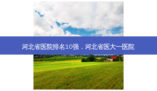 河北省医院排名10强,河北省医大一医院-第1张图片-美呗严选网 河北省医院排名10强,河北省医大一医院-第1张图片-美呗严选网