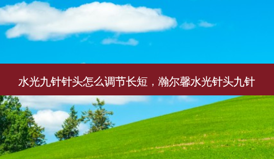 水光九针针头怎么调节长短,瀚尔馨水光针头九针-第1张图片-美呗严选网 水光九针针头怎么调节长短,瀚尔馨水光针头九针-第1张图片-美呗严选网