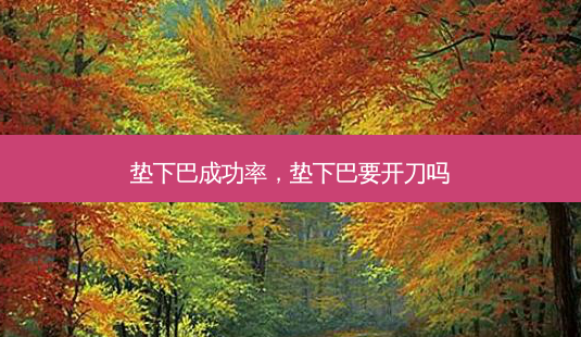 垫下巴成功率,垫下巴要开刀吗-第1张图片-美呗严选网 垫下巴成功率,垫下巴要开刀吗-第1张图片-美呗严选网