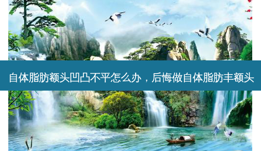 自体脂肪额头凹凸不平怎么办,后悔做自体脂肪丰额头-第1张图片-美呗严选网 自体脂肪额头凹凸不平怎么办,后悔做自体脂肪丰额头-第1张图片-美呗严选网