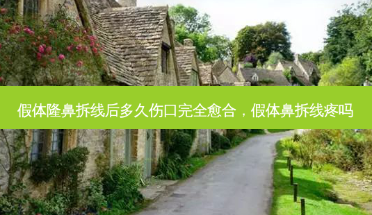 假体隆鼻拆线后多久伤口完全愈合,假体鼻拆线疼吗-第1张图片-美呗严选网 假体隆鼻拆线后多久伤口完全愈合,假体鼻拆线疼吗-第1张图片-美呗严选网