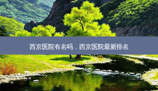 西京医院有名吗,西京医院最新排名-第1张图片-美呗严选网 西京医院有名吗,西京医院最新排名-第1张图片-美呗严选网