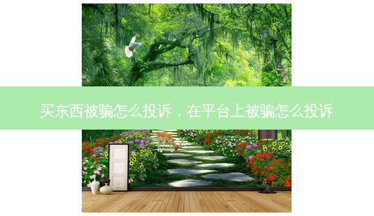 买东西被骗怎么投诉,在平台上被骗怎么投诉-第1张图片-美呗严选网 买东西被骗怎么投诉,在平台上被骗怎么投诉-第1张图片-美呗严选网