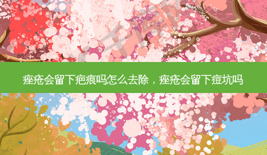 痤疮会留下疤痕吗怎么去除,痤疮会留下痘坑吗-第1张图片-美呗严选网 痤疮会留下疤痕吗怎么去除,痤疮会留下痘坑吗-第1张图片-美呗严选网