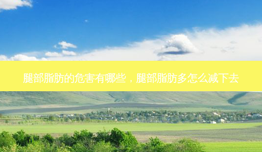 腿部脂肪的危害有哪些,腿部脂肪多怎么减下去-第1张图片-美呗严选网 腿部脂肪的危害有哪些,腿部脂肪多怎么减下去-第1张图片-美呗严选网