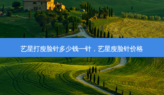 艺星打瘦脸针多少钱一针，艺星瘦脸针价格-第1张图片-美呗严选网