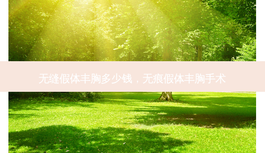 无缝假体丰胸多少钱,无痕假体丰胸手术-第1张图片-美呗严选网 无缝假体丰胸多少钱,无痕假体丰胸手术-第1张图片-美呗严选网