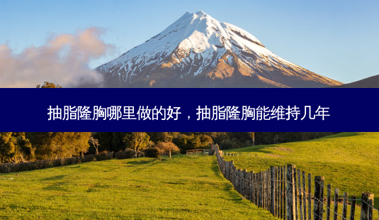 抽脂隆胸哪里做的好,抽脂隆胸能维持几年-第1张图片-美呗严选网 抽脂隆胸哪里做的好,抽脂隆胸能维持几年-第1张图片-美呗严选网