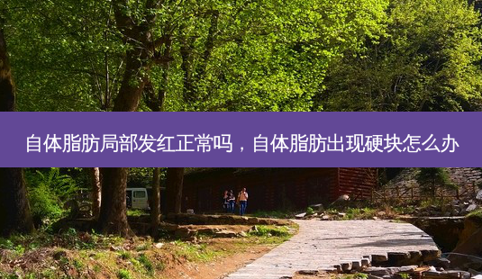 自体脂肪局部发红正常吗,自体脂肪出现硬块怎么办-第1张图片-美呗严选网 自体脂肪局部发红正常吗,自体脂肪出现硬块怎么办-第1张图片-美呗严选网