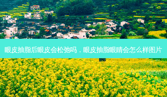 眼皮抽脂后眼皮会松弛吗,眼皮抽脂眼睛会怎么样图片-第1张图片-美呗严选网 眼皮抽脂后眼皮会松弛吗,眼皮抽脂眼睛会怎么样图片-第1张图片-美呗严选网