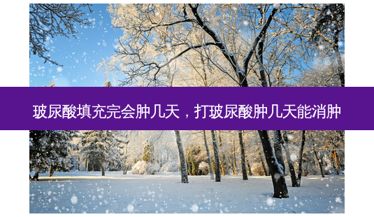 玻尿酸填充完会肿几天,打玻尿酸肿几天能消肿-第1张图片-美呗严选网 玻尿酸填充完会肿几天,打玻尿酸肿几天能消肿-第1张图片-美呗严选网