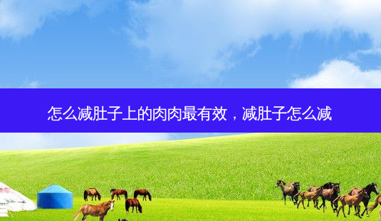 怎么减肚子上的肉肉最有效,减肚子怎么减-第1张图片-美呗严选网 怎么减肚子上的肉肉最有效,减肚子怎么减-第1张图片-美呗严选网