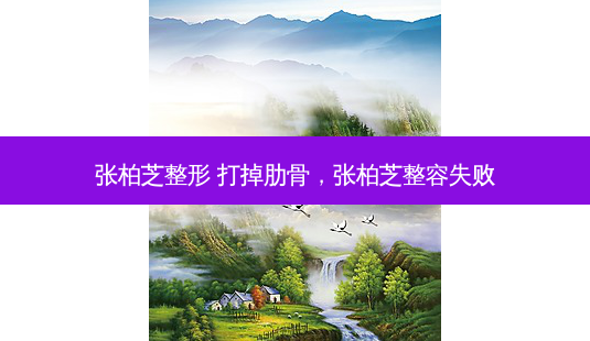 张柏芝整形 打掉肋骨,张柏芝整容失败-第1张图片-美呗严选网 张柏芝整形 打掉肋骨,张柏芝整容失败-第1张图片-美呗严选网