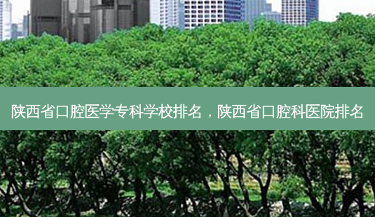 陕西省口腔医学专科学校排名,陕西省口腔科医院排名-第1张图片-美呗严选网 陕西省口腔医学专科学校排名,陕西省口腔科医院排名-第1张图片-美呗严选网