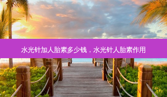 水光针加人胎素多少钱，水光针人胎素作用-第1张图片-美呗严选网