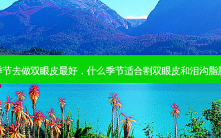 什么季节去做双眼皮好，什么季节适合割双眼皮和泪沟脂肪填充