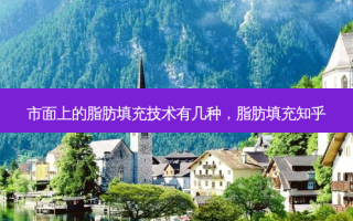 市面上的脂肪填充技术有几种，脂肪填充知乎