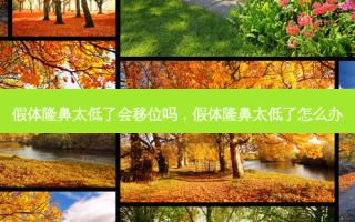 假体隆鼻太低了会移位吗，假体隆鼻太低了怎么办
