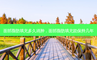 面部脂肪填充多久消肿，面部脂肪填充能保持几年