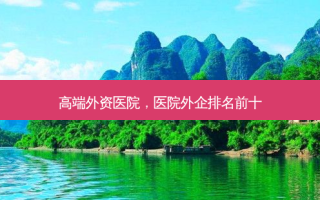高端外资医院，医院外企排名前十