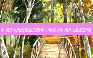 种植头发 *** 的医院排名，哈尔滨种植头发医院排名